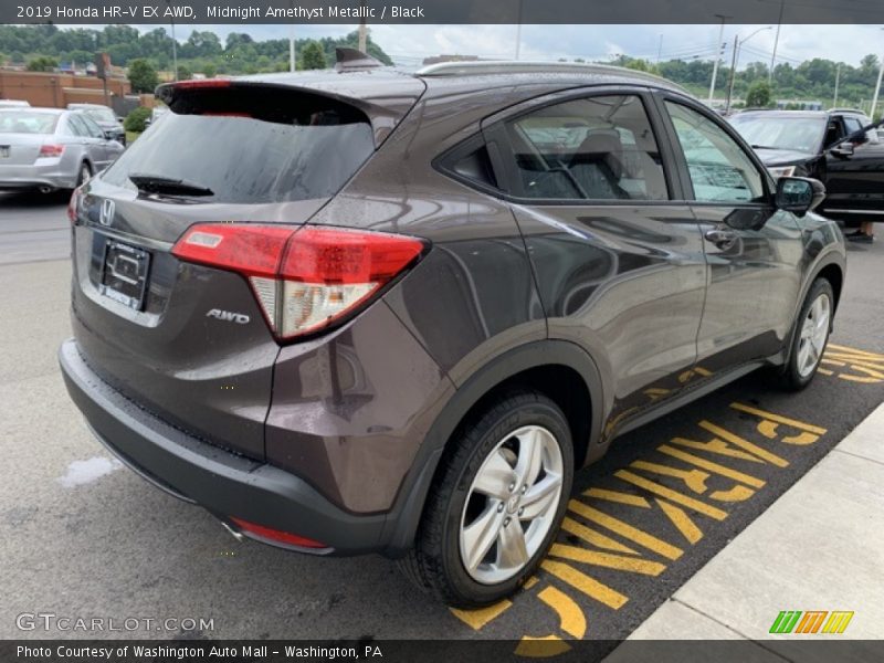 Midnight Amethyst Metallic / Black 2019 Honda HR-V EX AWD