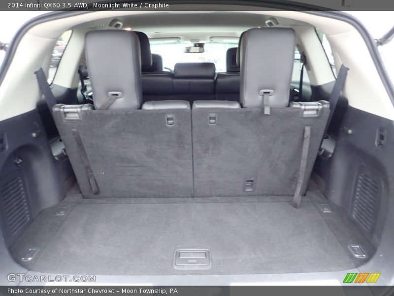 Moonlight White / Graphite 2014 Infiniti QX60 3.5 AWD