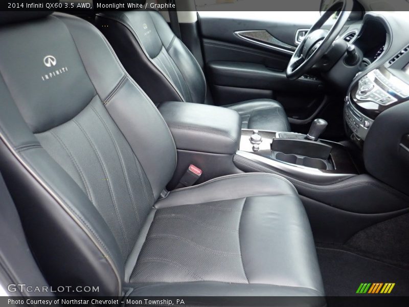 Moonlight White / Graphite 2014 Infiniti QX60 3.5 AWD