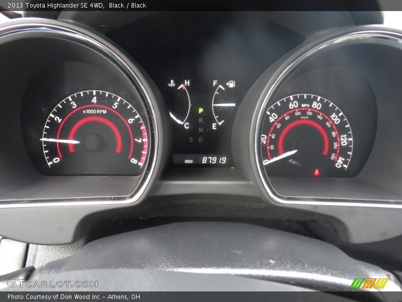Black / Black 2013 Toyota Highlander SE 4WD
