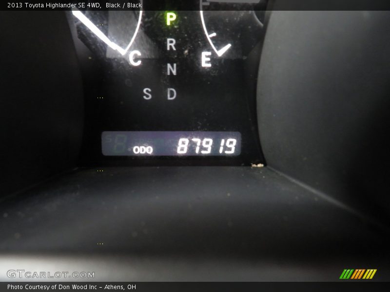 Black / Black 2013 Toyota Highlander SE 4WD