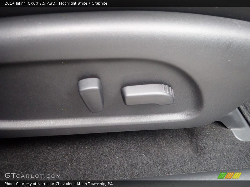 Moonlight White / Graphite 2014 Infiniti QX60 3.5 AWD