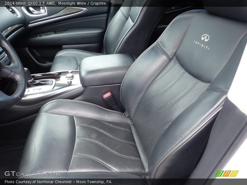 Moonlight White / Graphite 2014 Infiniti QX60 3.5 AWD
