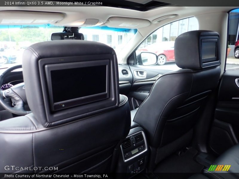 Moonlight White / Graphite 2014 Infiniti QX60 3.5 AWD