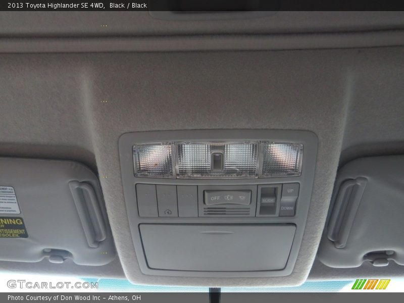 Black / Black 2013 Toyota Highlander SE 4WD