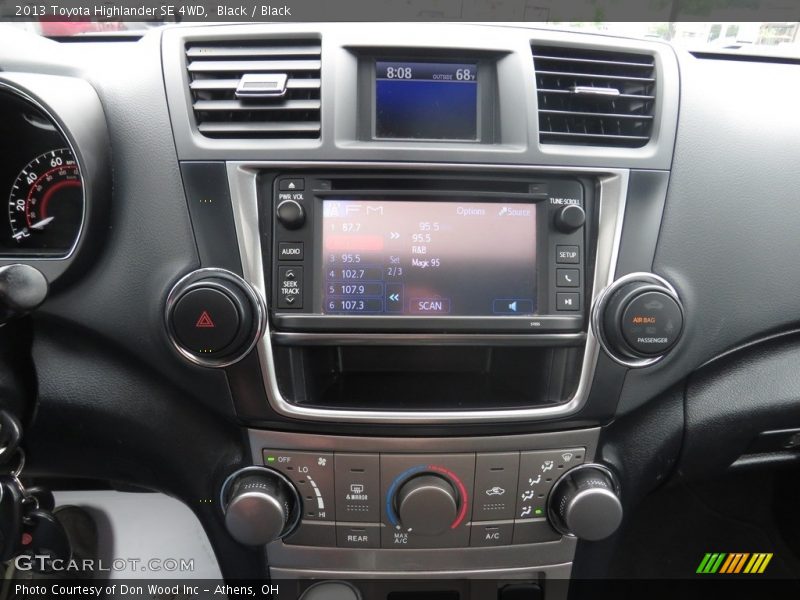 Black / Black 2013 Toyota Highlander SE 4WD