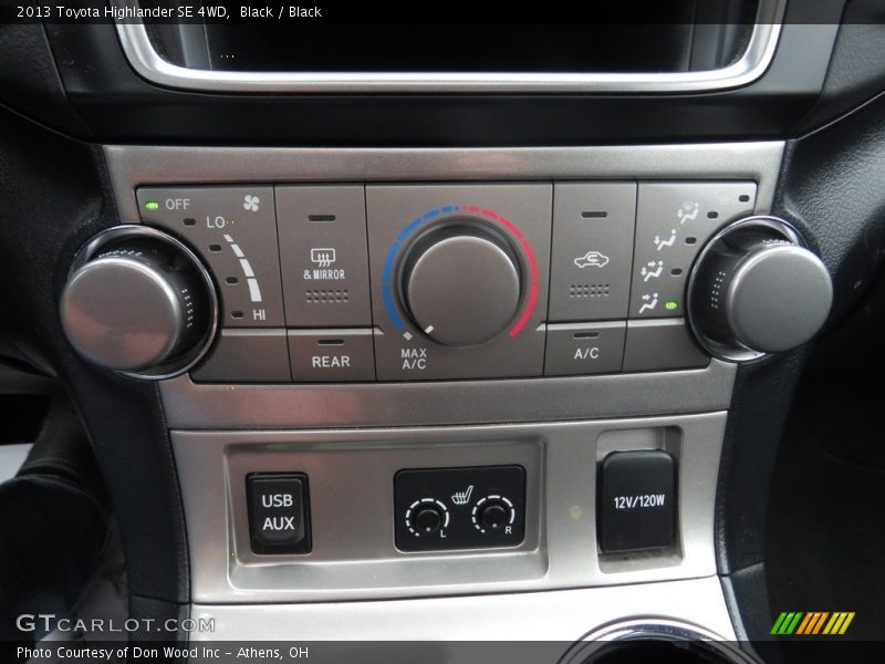 Black / Black 2013 Toyota Highlander SE 4WD