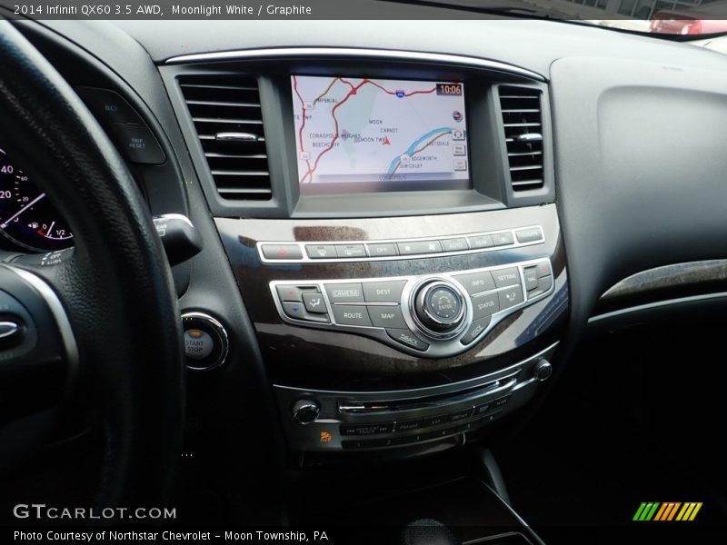 Moonlight White / Graphite 2014 Infiniti QX60 3.5 AWD