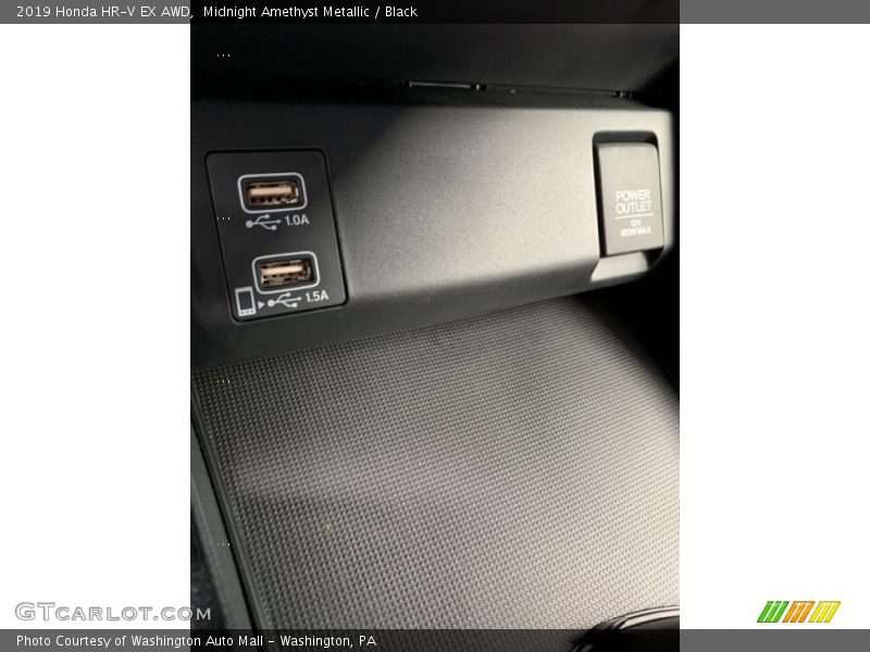 Midnight Amethyst Metallic / Black 2019 Honda HR-V EX AWD