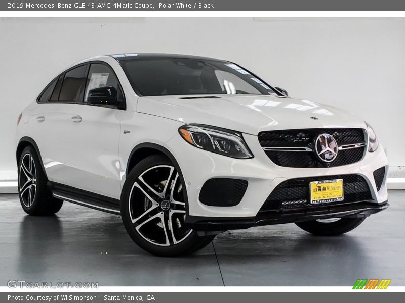 Polar White / Black 2019 Mercedes-Benz GLE 43 AMG 4Matic Coupe
