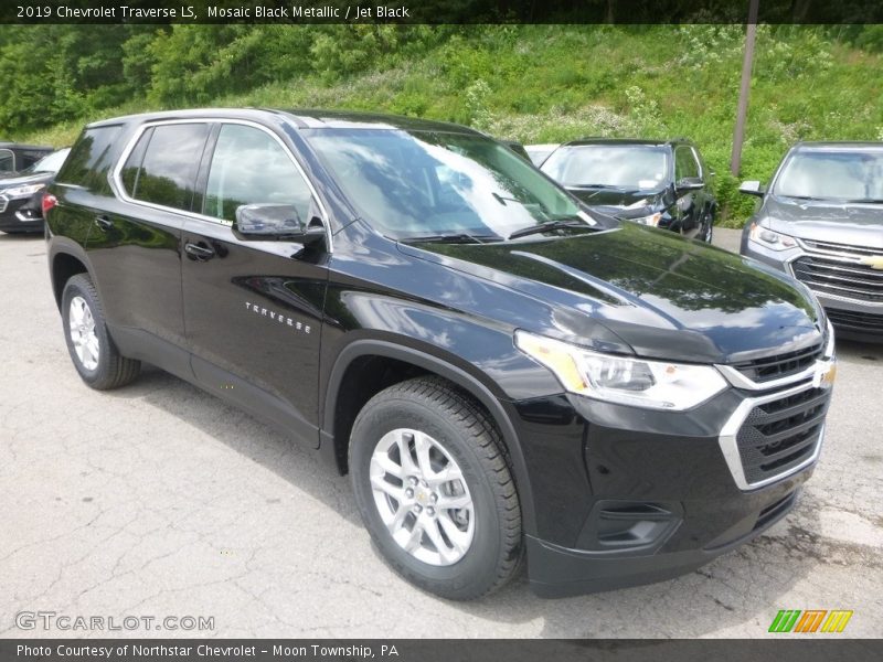 Mosaic Black Metallic / Jet Black 2019 Chevrolet Traverse LS