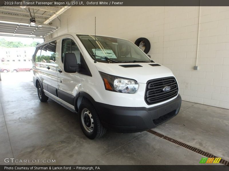 Oxford White / Pewter 2019 Ford Transit Passenger Wagon XL 150 LR