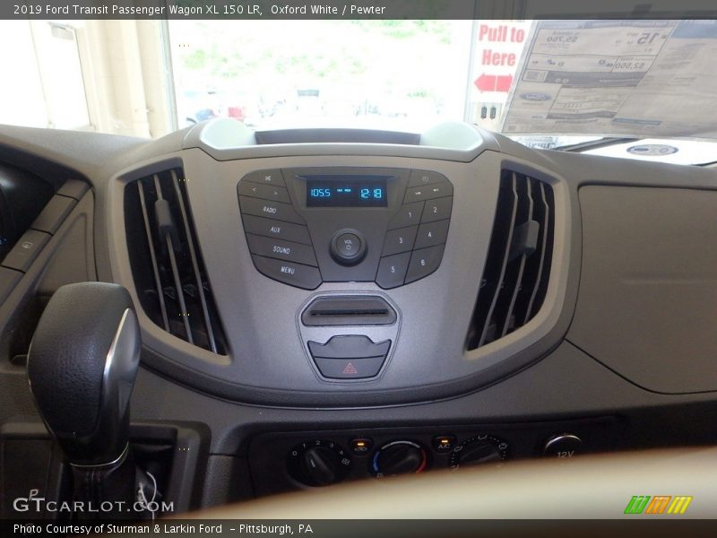 Oxford White / Pewter 2019 Ford Transit Passenger Wagon XL 150 LR