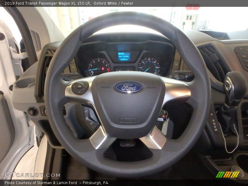 Oxford White / Pewter 2019 Ford Transit Passenger Wagon XL 150 LR