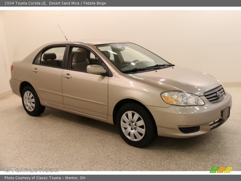 Desert Sand Mica / Pebble Beige 2004 Toyota Corolla LE