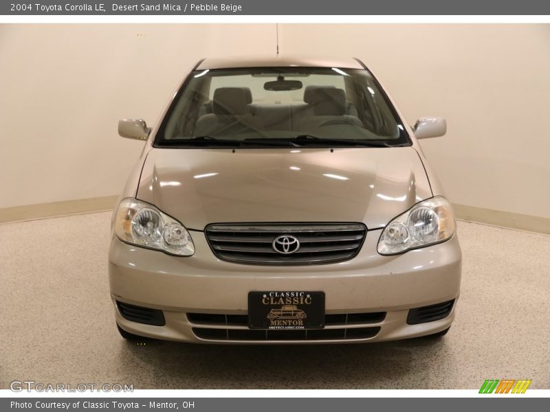 Desert Sand Mica / Pebble Beige 2004 Toyota Corolla LE