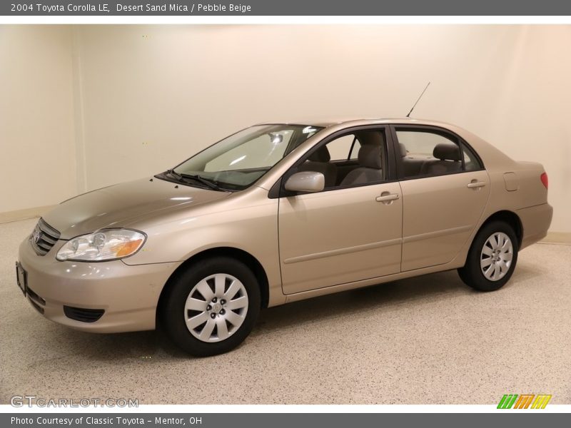 Desert Sand Mica / Pebble Beige 2004 Toyota Corolla LE