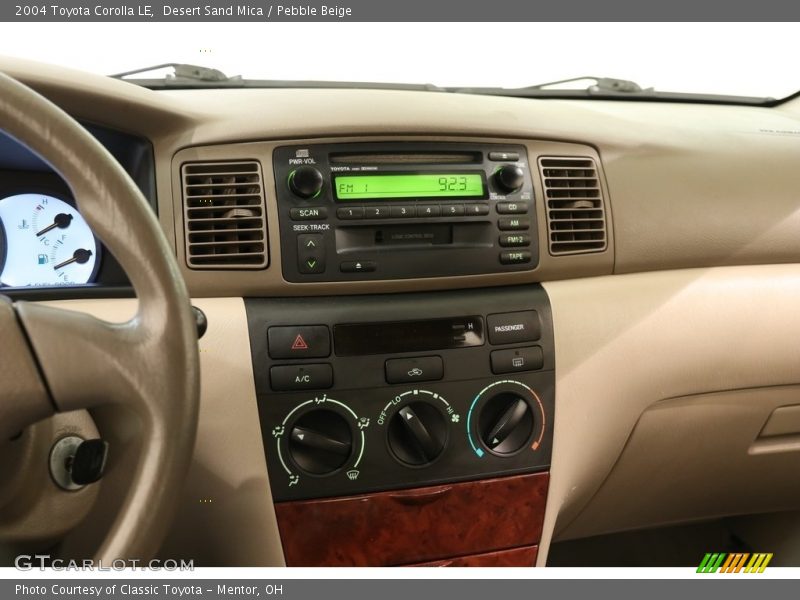 Desert Sand Mica / Pebble Beige 2004 Toyota Corolla LE