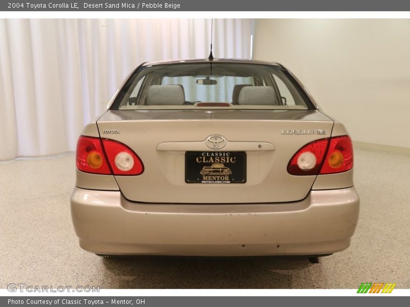 Desert Sand Mica / Pebble Beige 2004 Toyota Corolla LE
