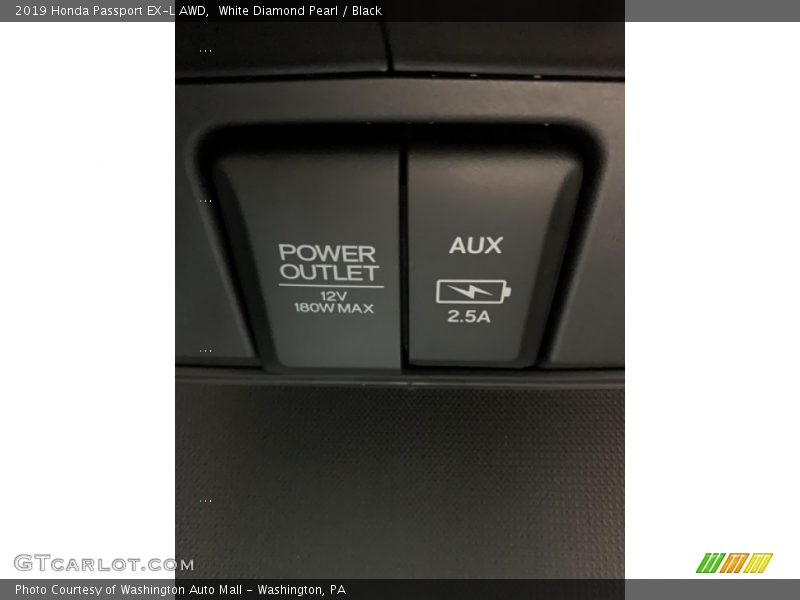 White Diamond Pearl / Black 2019 Honda Passport EX-L AWD