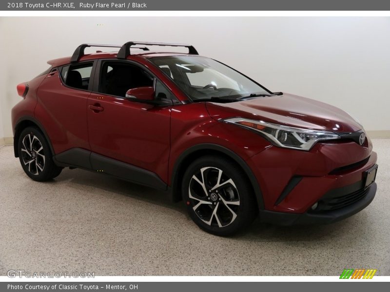 Ruby Flare Pearl / Black 2018 Toyota C-HR XLE