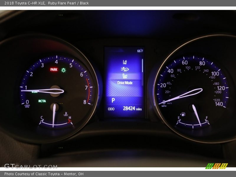 Ruby Flare Pearl / Black 2018 Toyota C-HR XLE