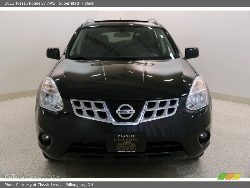 Super Black / Black 2013 Nissan Rogue SV AWD