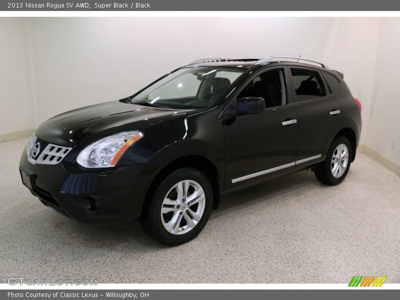 Super Black / Black 2013 Nissan Rogue SV AWD