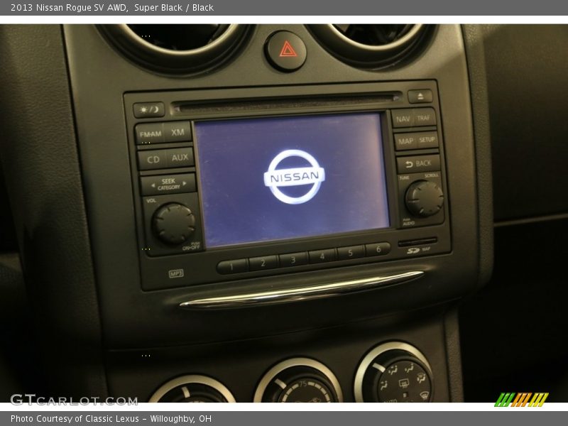 Super Black / Black 2013 Nissan Rogue SV AWD