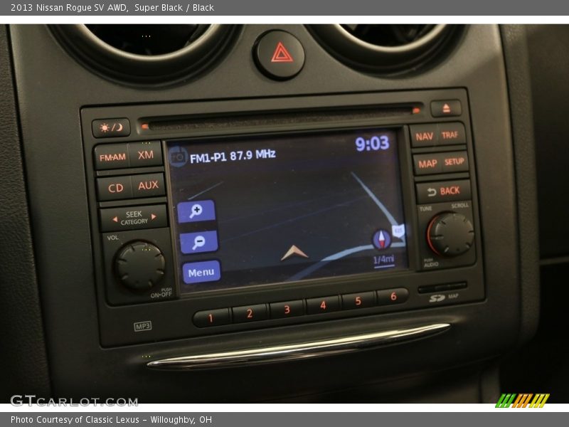 Super Black / Black 2013 Nissan Rogue SV AWD