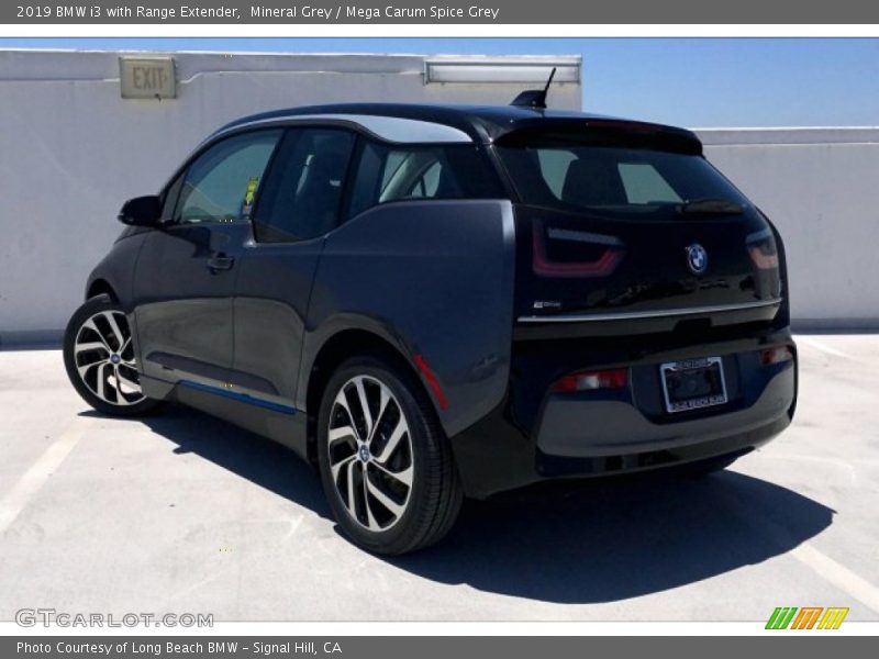 Mineral Grey / Mega Carum Spice Grey 2019 BMW i3 with Range Extender