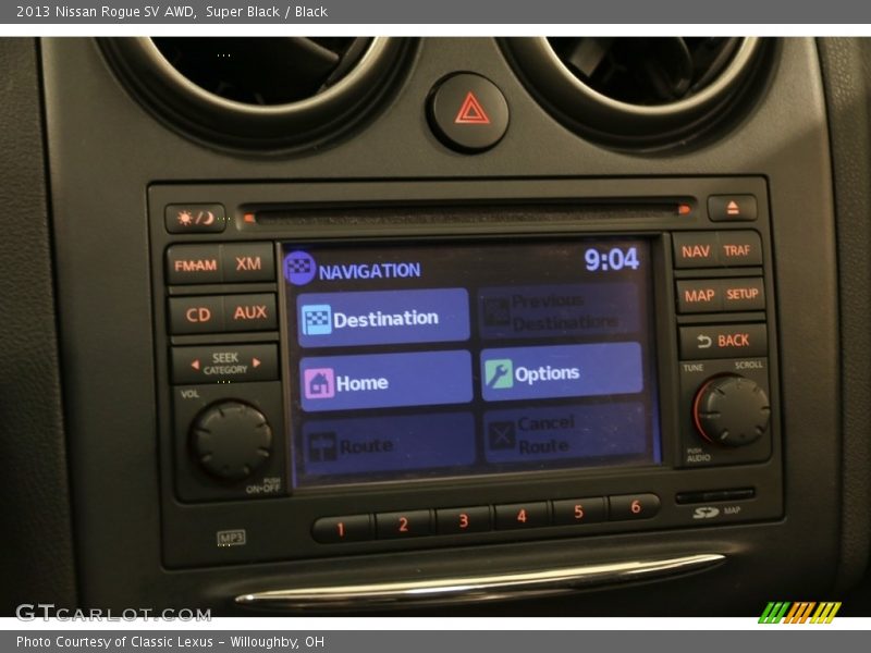 Super Black / Black 2013 Nissan Rogue SV AWD