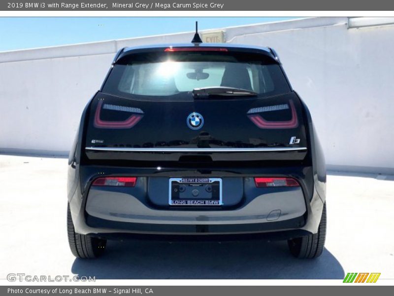 Mineral Grey / Mega Carum Spice Grey 2019 BMW i3 with Range Extender