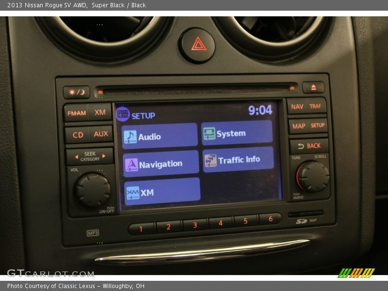 Super Black / Black 2013 Nissan Rogue SV AWD