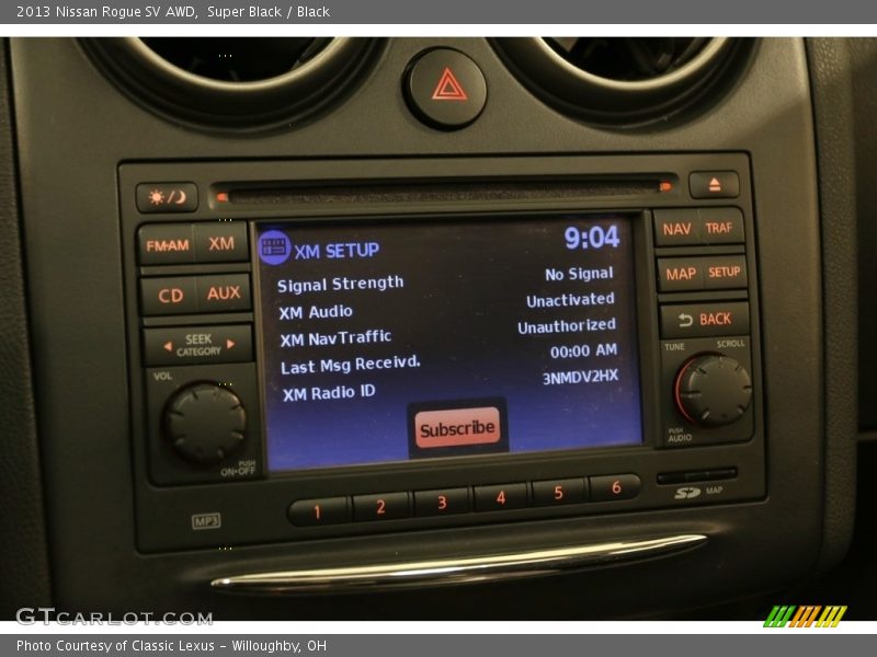 Super Black / Black 2013 Nissan Rogue SV AWD