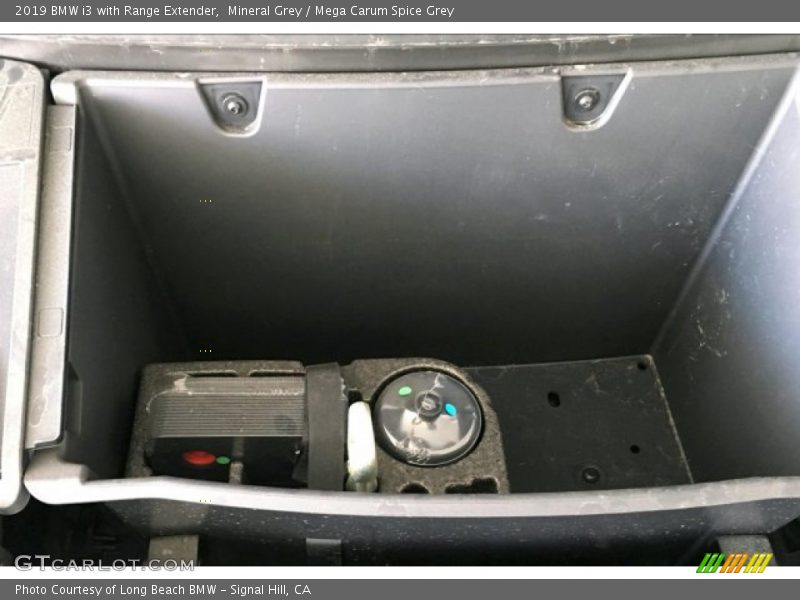 Mineral Grey / Mega Carum Spice Grey 2019 BMW i3 with Range Extender