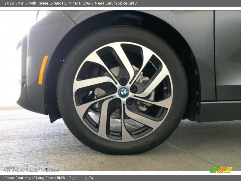 Mineral Grey / Mega Carum Spice Grey 2019 BMW i3 with Range Extender