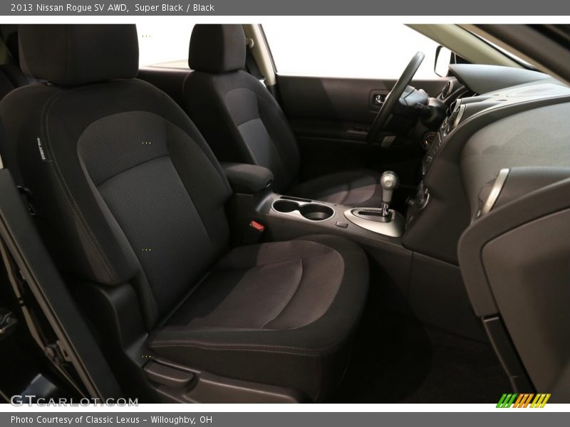 Super Black / Black 2013 Nissan Rogue SV AWD