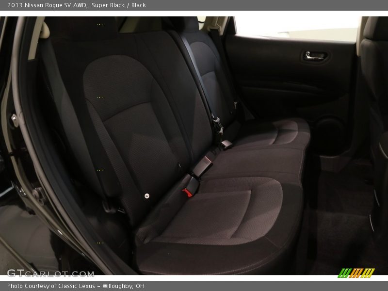 Super Black / Black 2013 Nissan Rogue SV AWD