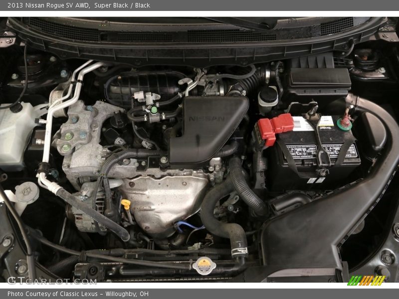 Super Black / Black 2013 Nissan Rogue SV AWD