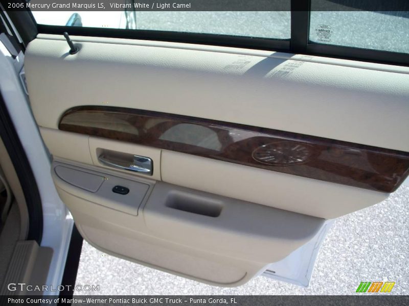 Vibrant White / Light Camel 2006 Mercury Grand Marquis LS