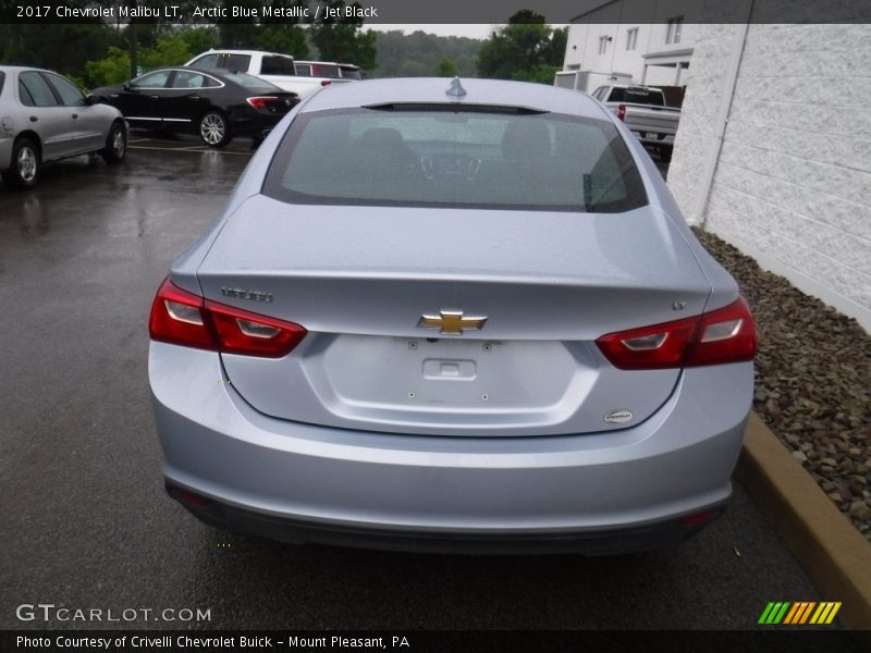 Arctic Blue Metallic / Jet Black 2017 Chevrolet Malibu LT