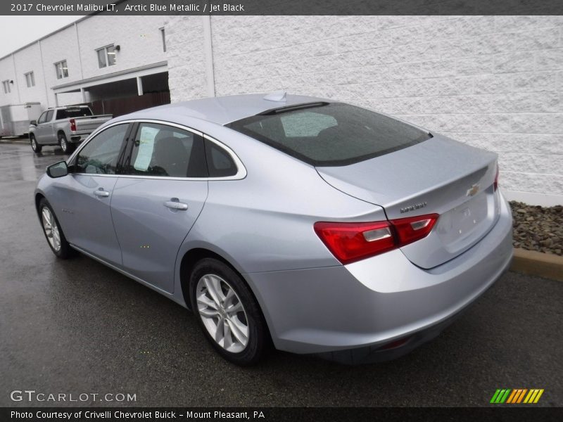 Arctic Blue Metallic / Jet Black 2017 Chevrolet Malibu LT