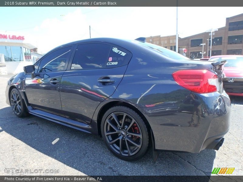 Dark Gray Metallic / Carbon Black 2018 Subaru WRX Premium