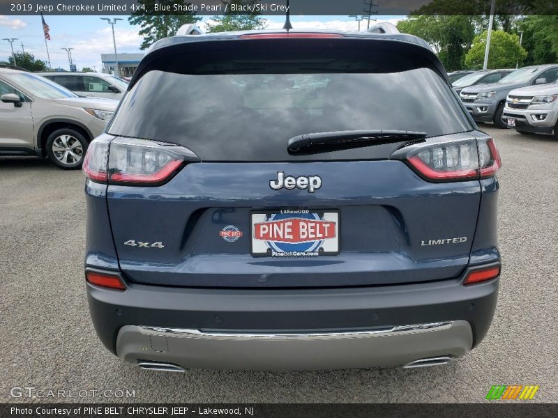 Blue Shade Pearl / Black/Ski Grey 2019 Jeep Cherokee Limited 4x4