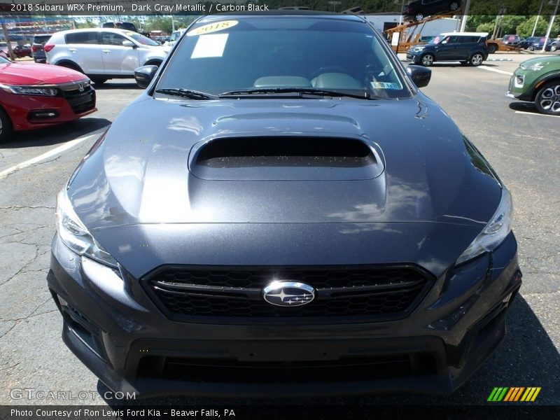 Dark Gray Metallic / Carbon Black 2018 Subaru WRX Premium