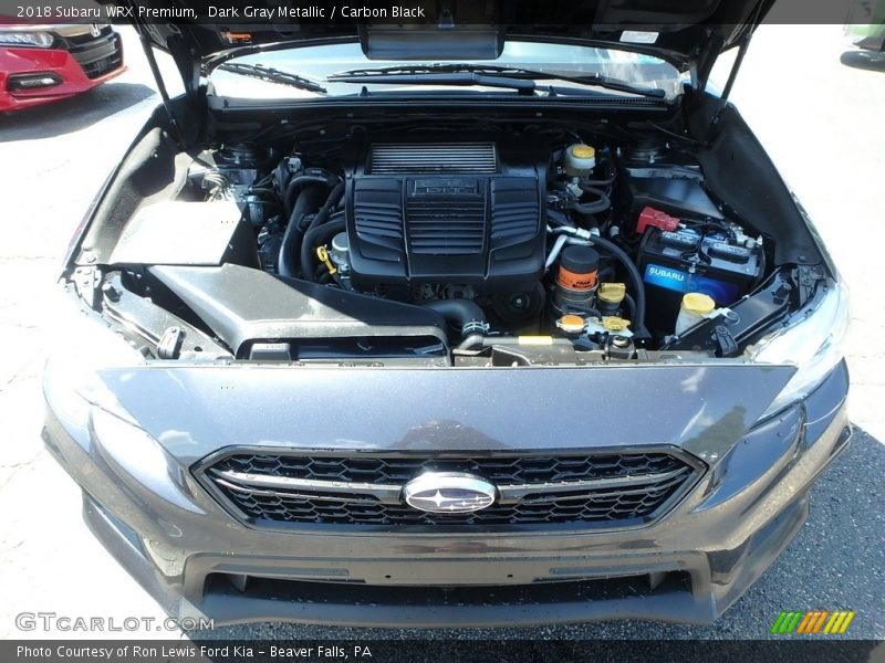 Dark Gray Metallic / Carbon Black 2018 Subaru WRX Premium