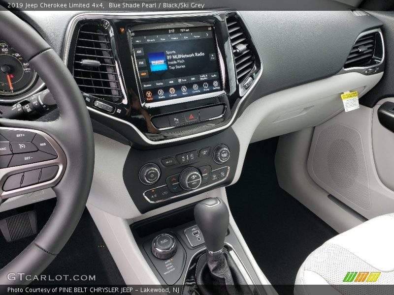 Blue Shade Pearl / Black/Ski Grey 2019 Jeep Cherokee Limited 4x4