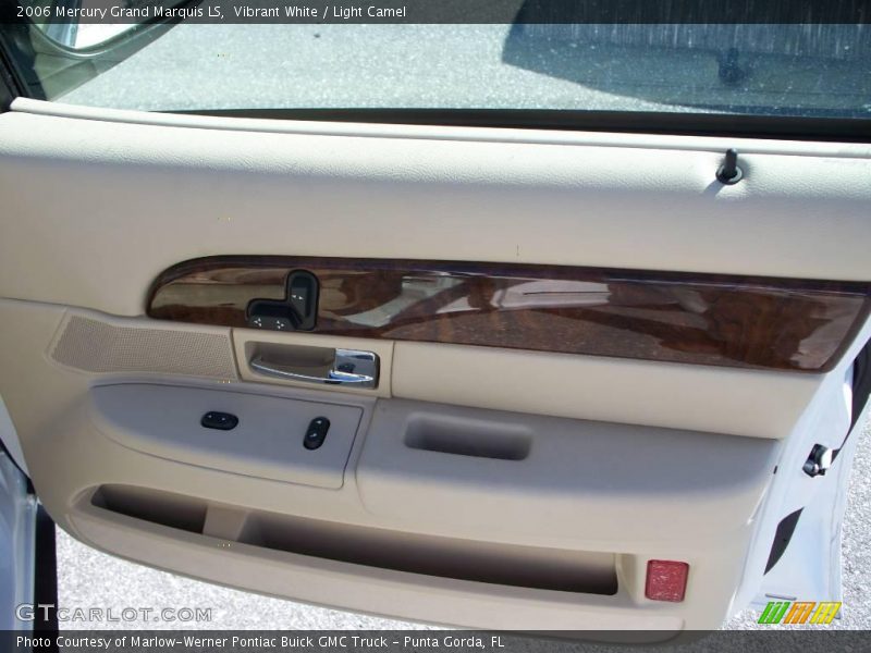 Vibrant White / Light Camel 2006 Mercury Grand Marquis LS