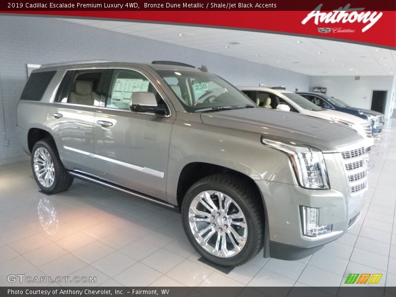 Bronze Dune Metallic / Shale/Jet Black Accents 2019 Cadillac Escalade Premium Luxury 4WD